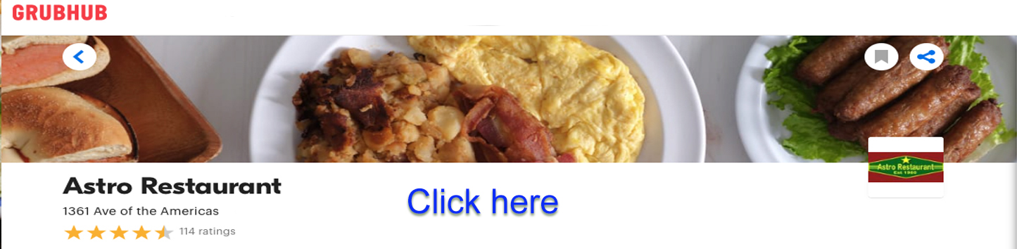 click here for grubhub